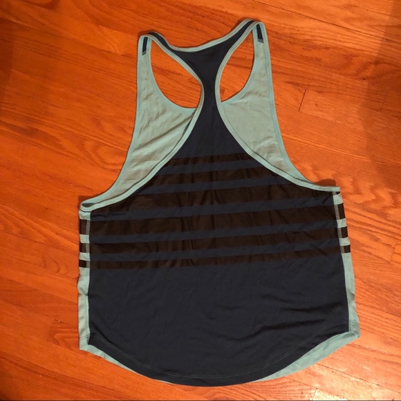 Nike Dry-Fit Teal Turquoise Singlet Tank - Picture 2 of 4